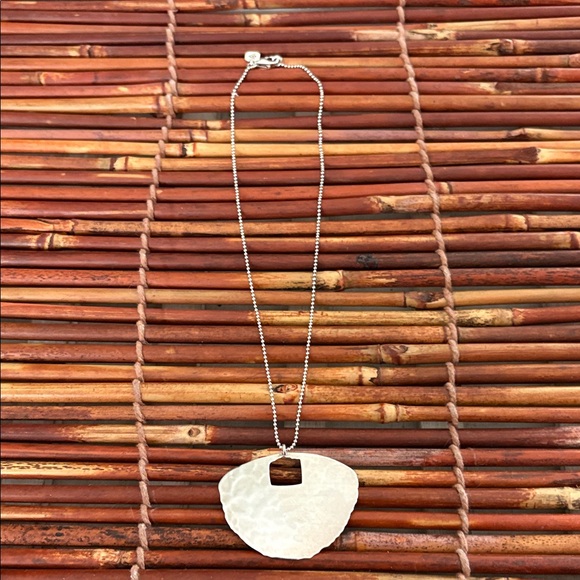 Silpada Textured Sterling Silver Pendant Necklace 16” - Picture 3 of 5